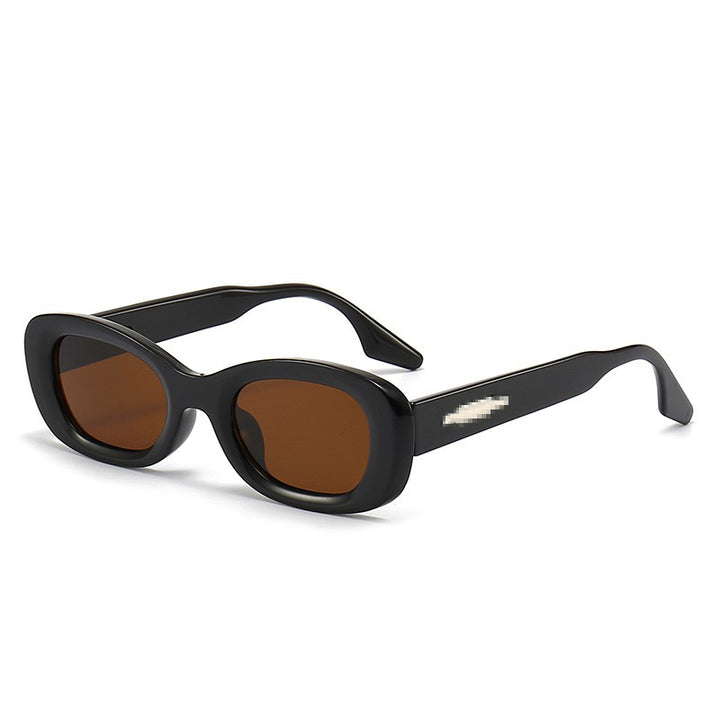Retro-inspirierte quadratische Sonnenbrille