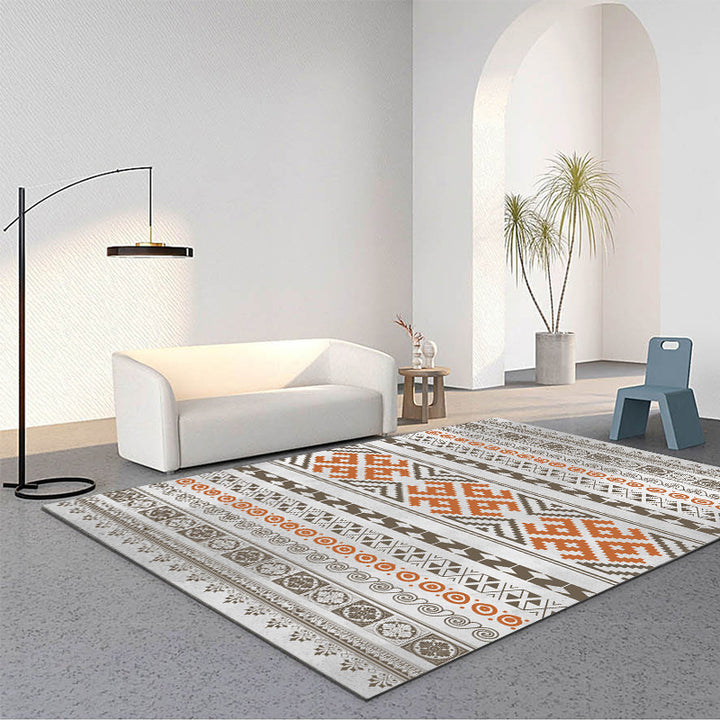 Geometrisch gemusterter Teppich