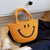 Damen Handtasche mit fröhlichem Smiley-Motiv Karnz