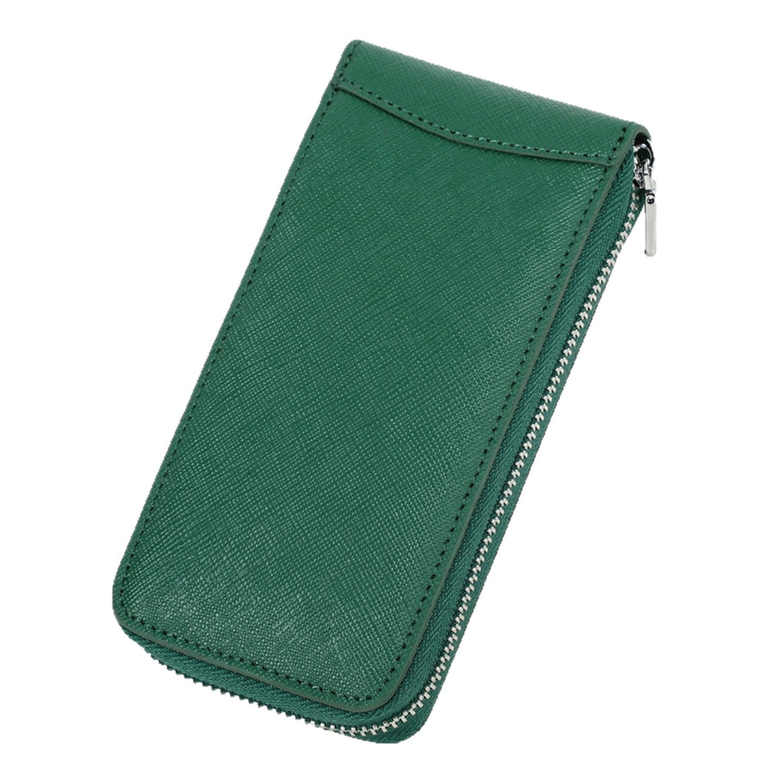 Reißverschlusstasche aus Leder für Handys Karnz