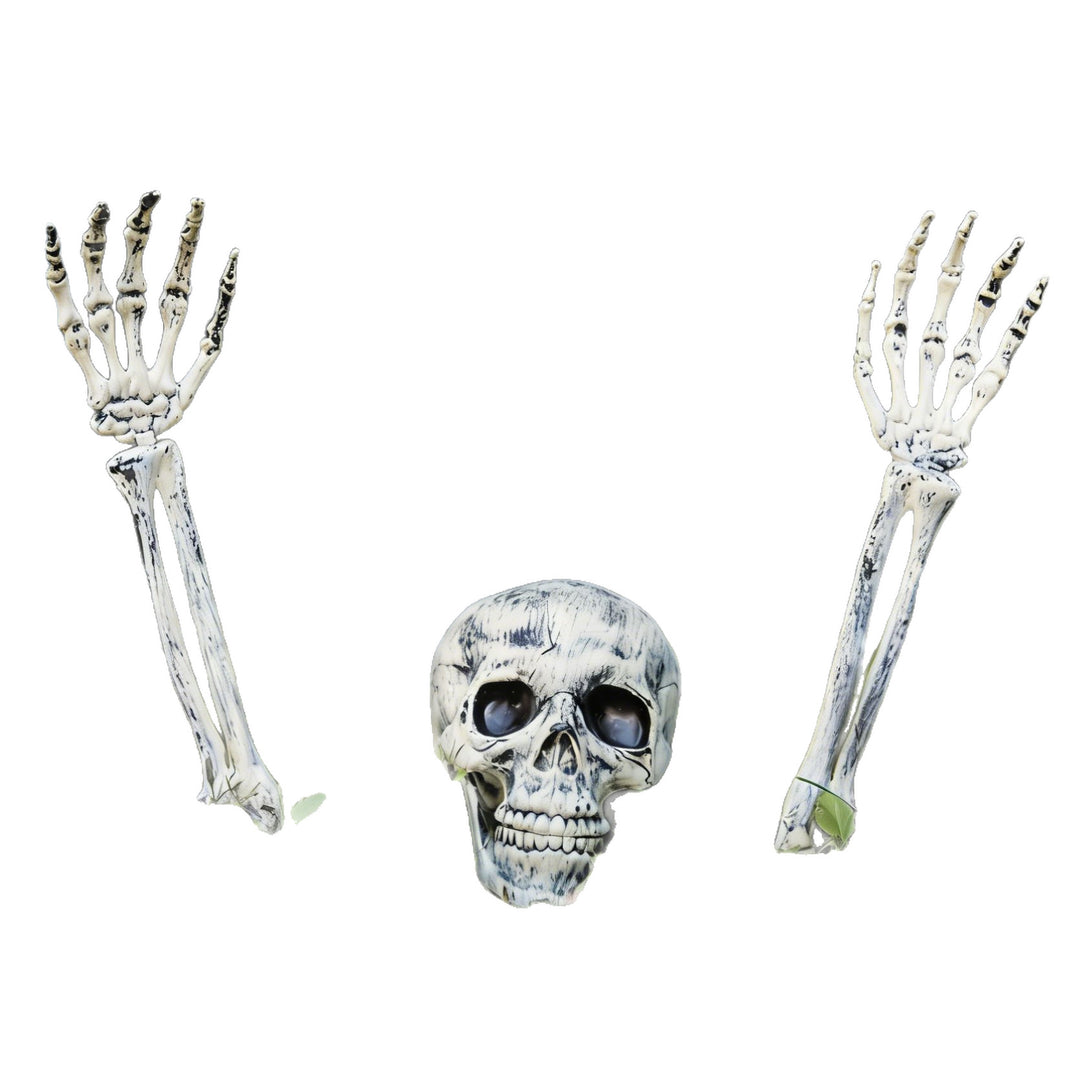 Gruselige Skelettgartenstecker