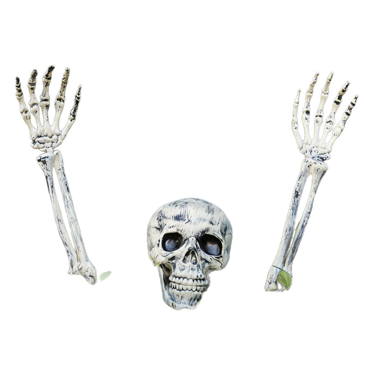 Gruselige Skelettgartenstecker