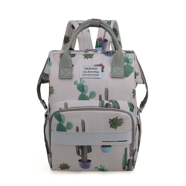 Modischer Kaktusdruck Rucksack Karnz