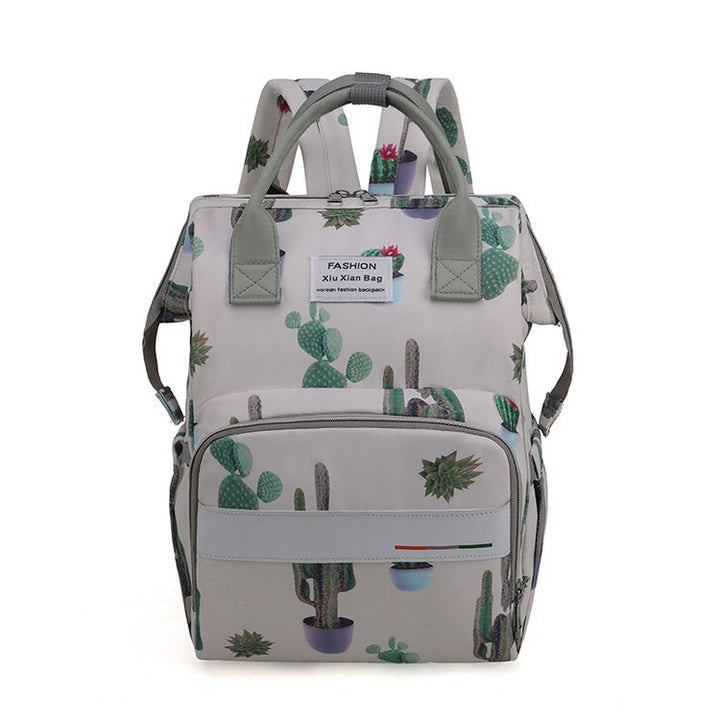 Modischer Kaktusdruck Rucksack Karnz
