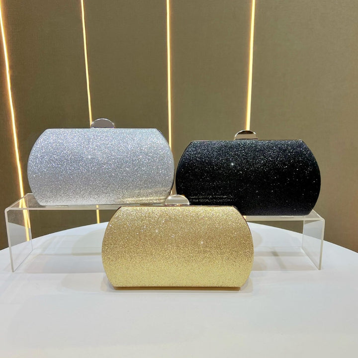 Glitzernde Zylindrische Abend-Clutch