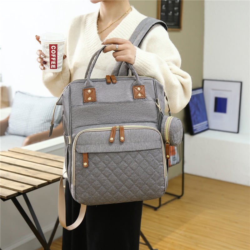 Multifunktionaler gesteppter Rucksack Karnz