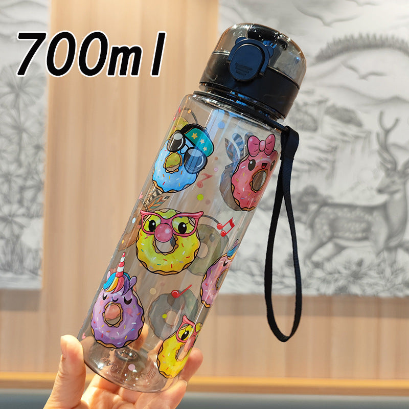 Damen lustige Trinkflasche mit Motivdruck Karnz
