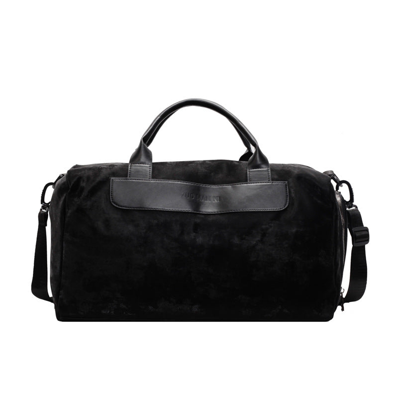 Weiches Samt Übernachtung Duffle Bag Karnz