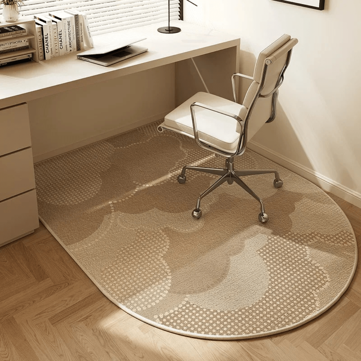 FloorShield Stuhlunterlage – Transparente Schutzmatte für Bürostühle | Karnz