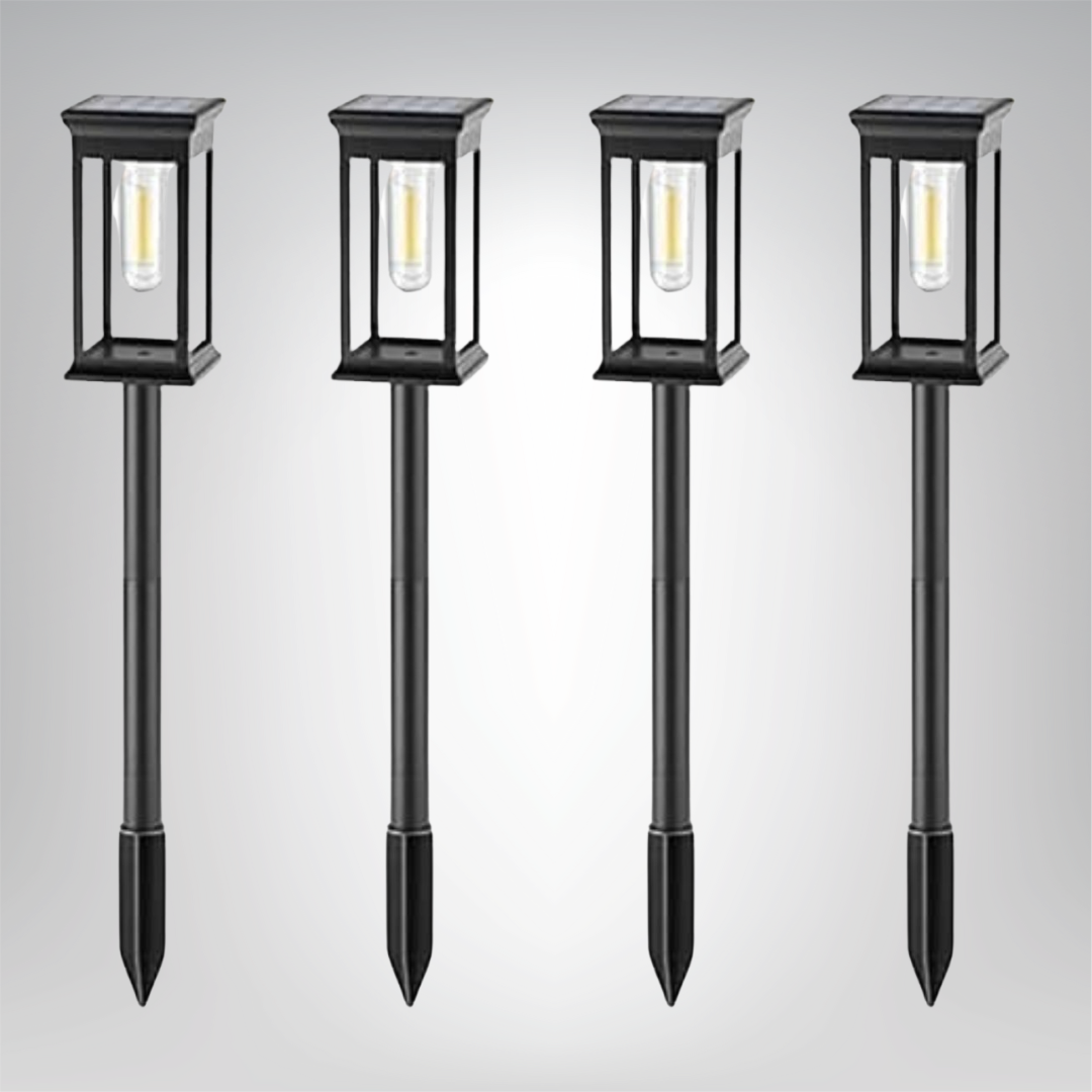 Kabellose Solar-Gartenlaterne – GlowPath