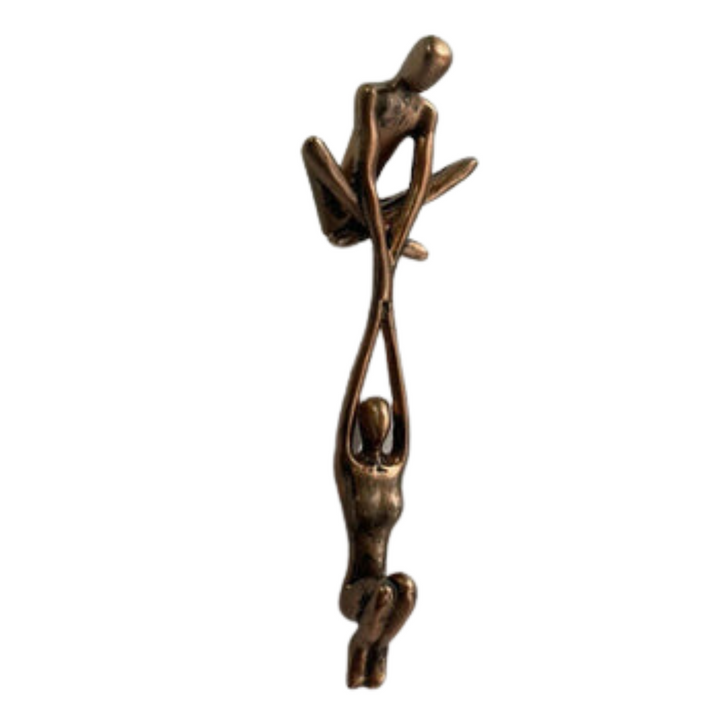 Sandsberg immer Liebe und Stärke Bronze-Skulptur Statue Luxus Home Decoration
