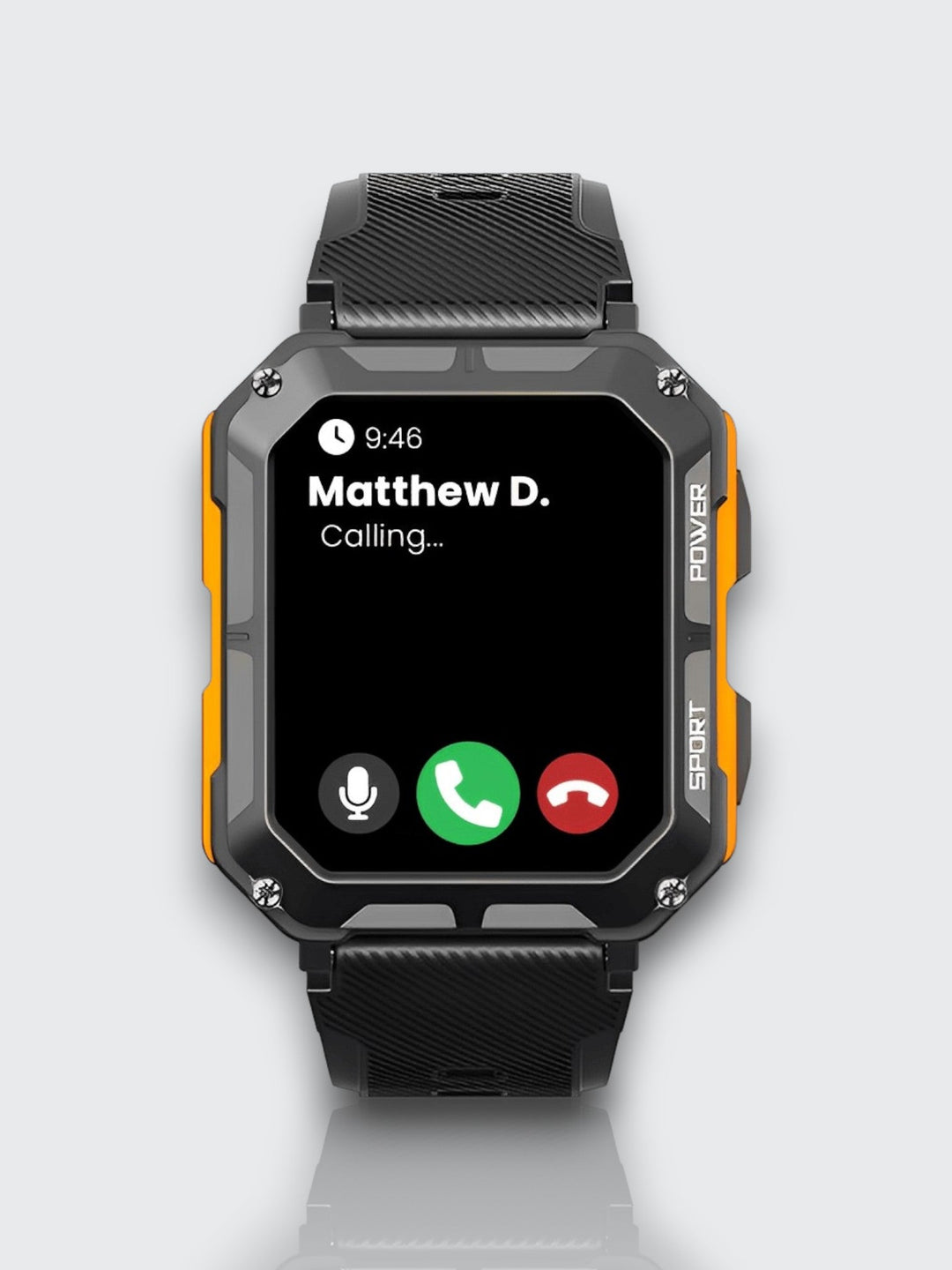 Unzerstörbare Smartwatch mit Herzfrequenzmesser und 14 Tagen Akkulaufzeit – Wasserdicht und Stoßfest für aktive Profis | Karnz
