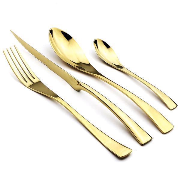 Onyx Jet Black Silberbesteck Set | Karnz