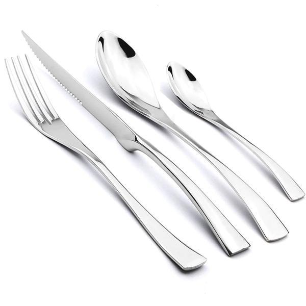 Onyx Jet Black Silberbesteck Set | Karnz