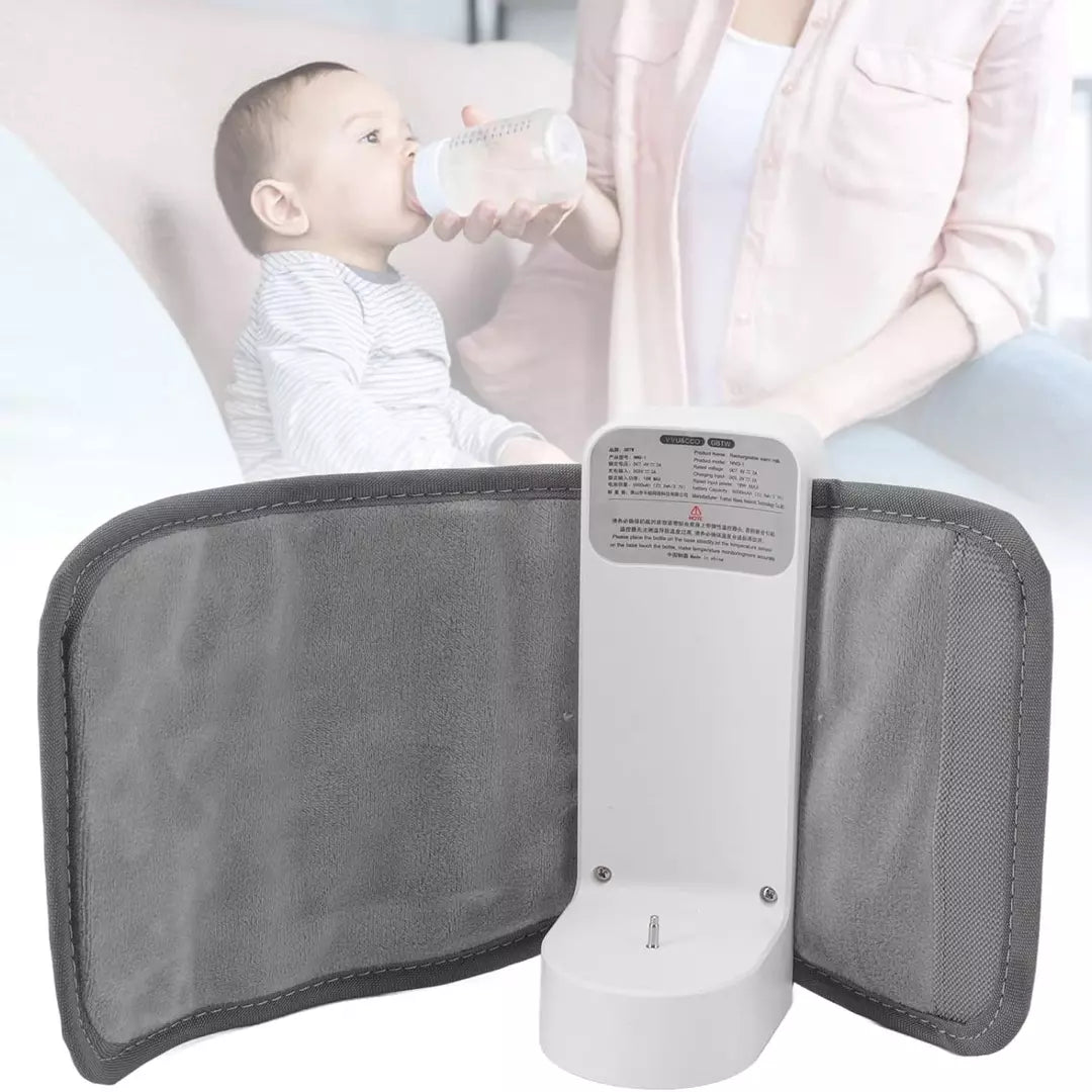 Mobiler Flaschenwärmer für unterwegs – Schnell und einfach Babyflaschen erwärmen, Perfekt für Reisen und Ausflüge, Kompakt und tragbar | Karnz