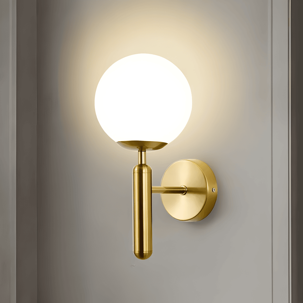 GlansBol Wandlampe – warmer Atmosphärenmacher mit Kupferakzenten | Karnz