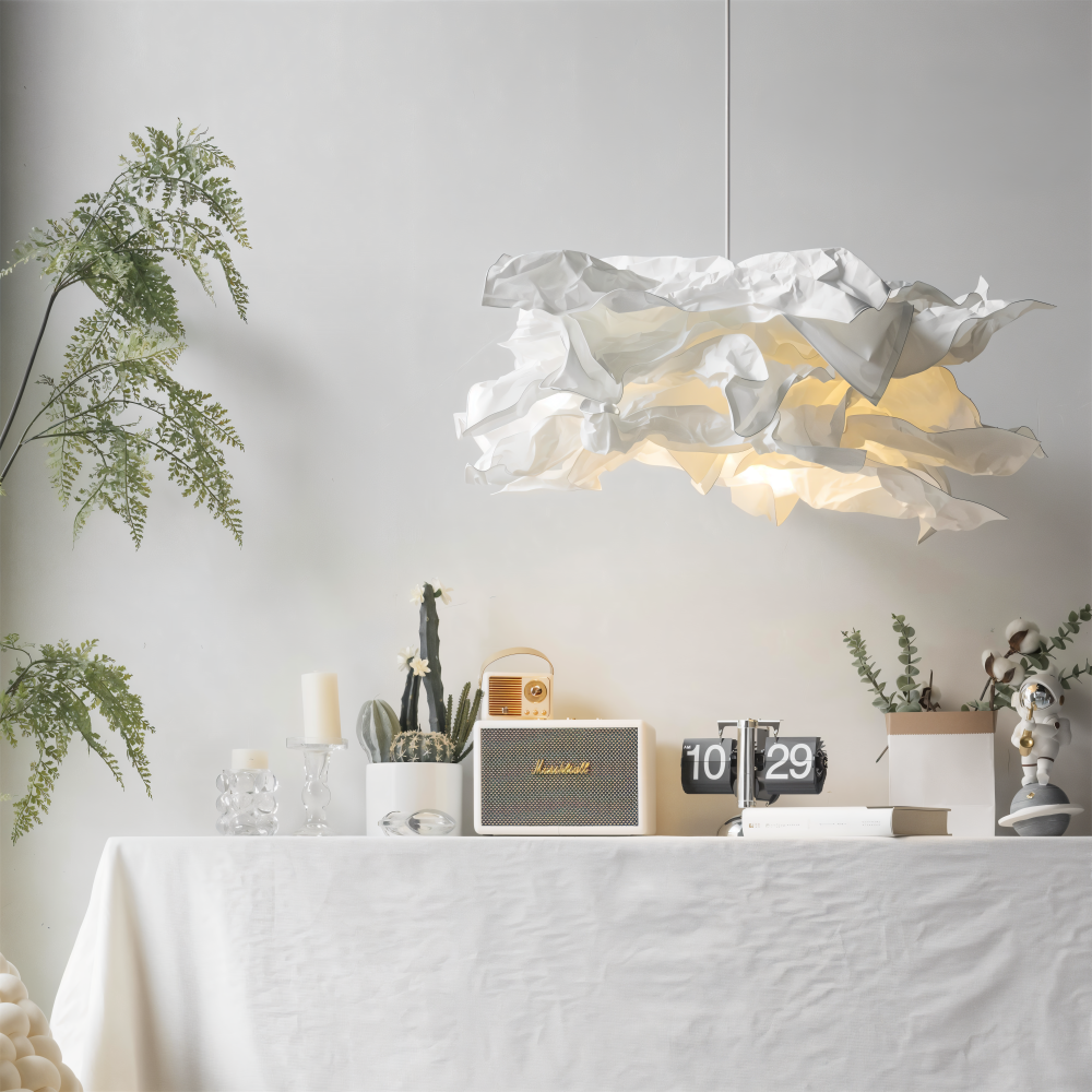 Creative Clouds Pendelleuchte – DIY Papier-Deckenlampe mit künstlerischem Reiz | Karnz