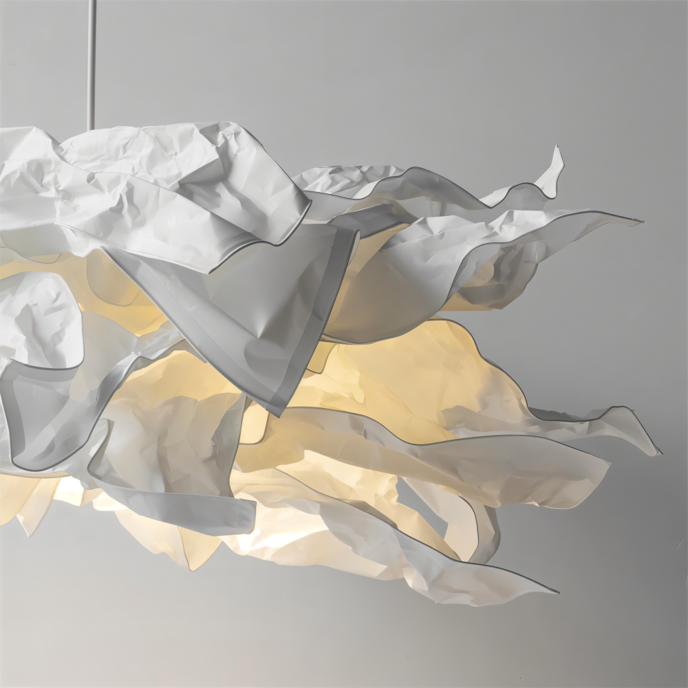 Creative Clouds Pendelleuchte – DIY Papier-Deckenlampe mit künstlerischem Reiz | Karnz