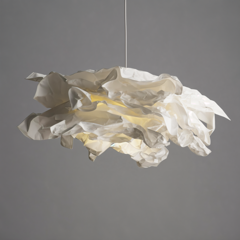 Creative Clouds Pendelleuchte – DIY Papier-Deckenlampe mit künstlerischem Reiz | Karnz