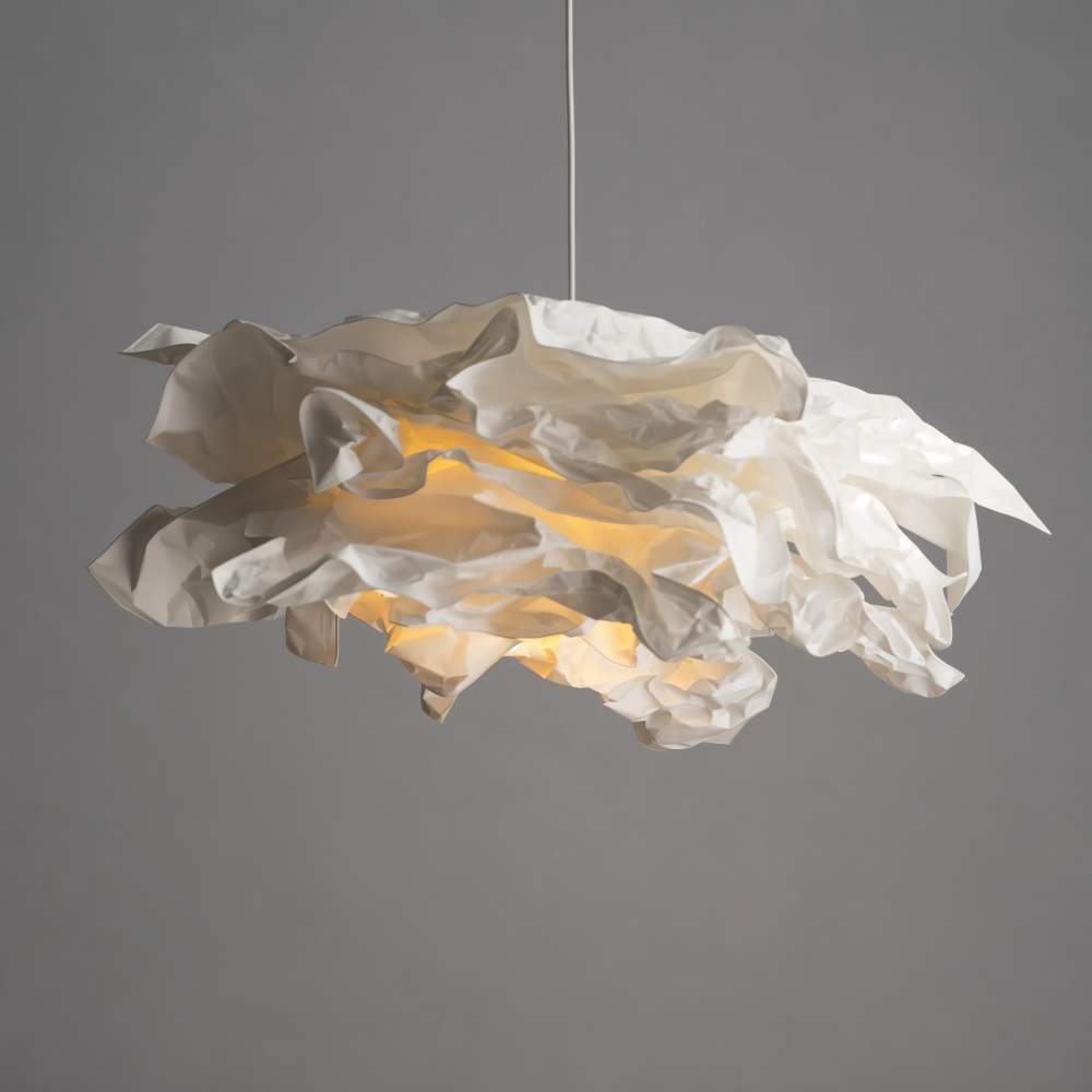 Creative Clouds Pendelleuchte – DIY Papier-Deckenlampe mit künstlerischem Reiz | Karnz