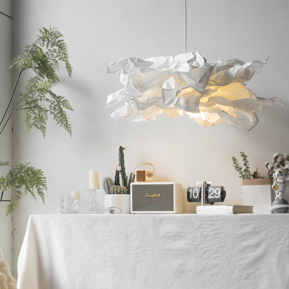 Creative Clouds Pendelleuchte – DIY Papier-Deckenlampe mit künstlerischem Reiz | Karnz