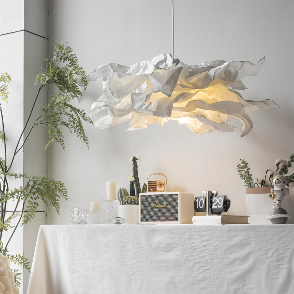 Creative Clouds Pendelleuchte – DIY Papier-Deckenlampe mit künstlerischem Reiz | Karnz
