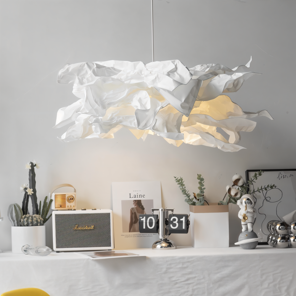 Creative Clouds Pendelleuchte – DIY Papier-Deckenlampe mit künstlerischem Reiz | Karnz