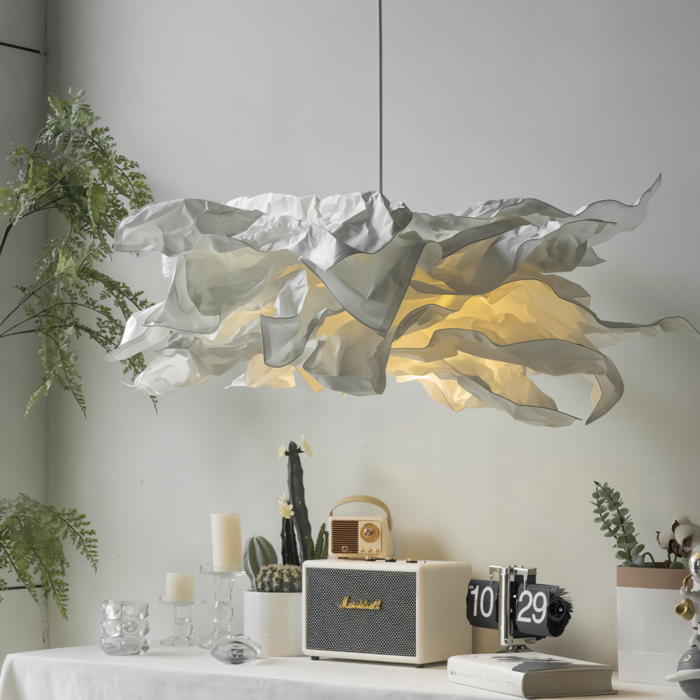 Creative Clouds Pendelleuchte – DIY Papier-Deckenlampe mit künstlerischem Reiz | Karnz