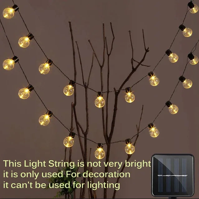 Outdoor Lichterkette - Dekorative LED-Beleuchtung für Garten und Terrasse | Karnz