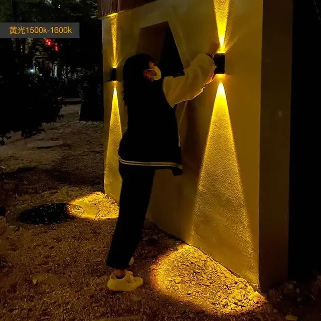 Wasserdichte Solarlichter für außen – LED-Wandleuchten für Garten & Terrasse | Karnz