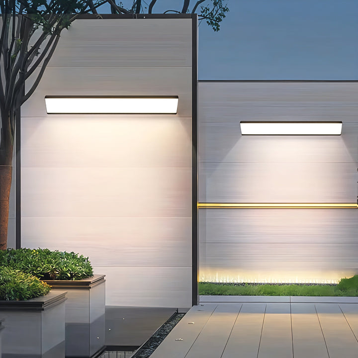LED-Außenwandleuchte aus Aluminium, wasserdicht