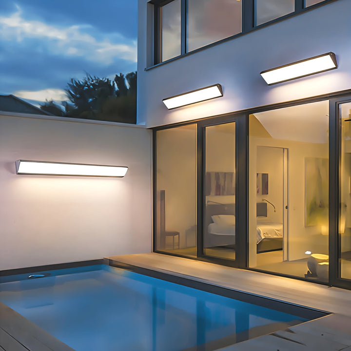 LED-Außenwandleuchte aus Aluminium, wasserdicht
