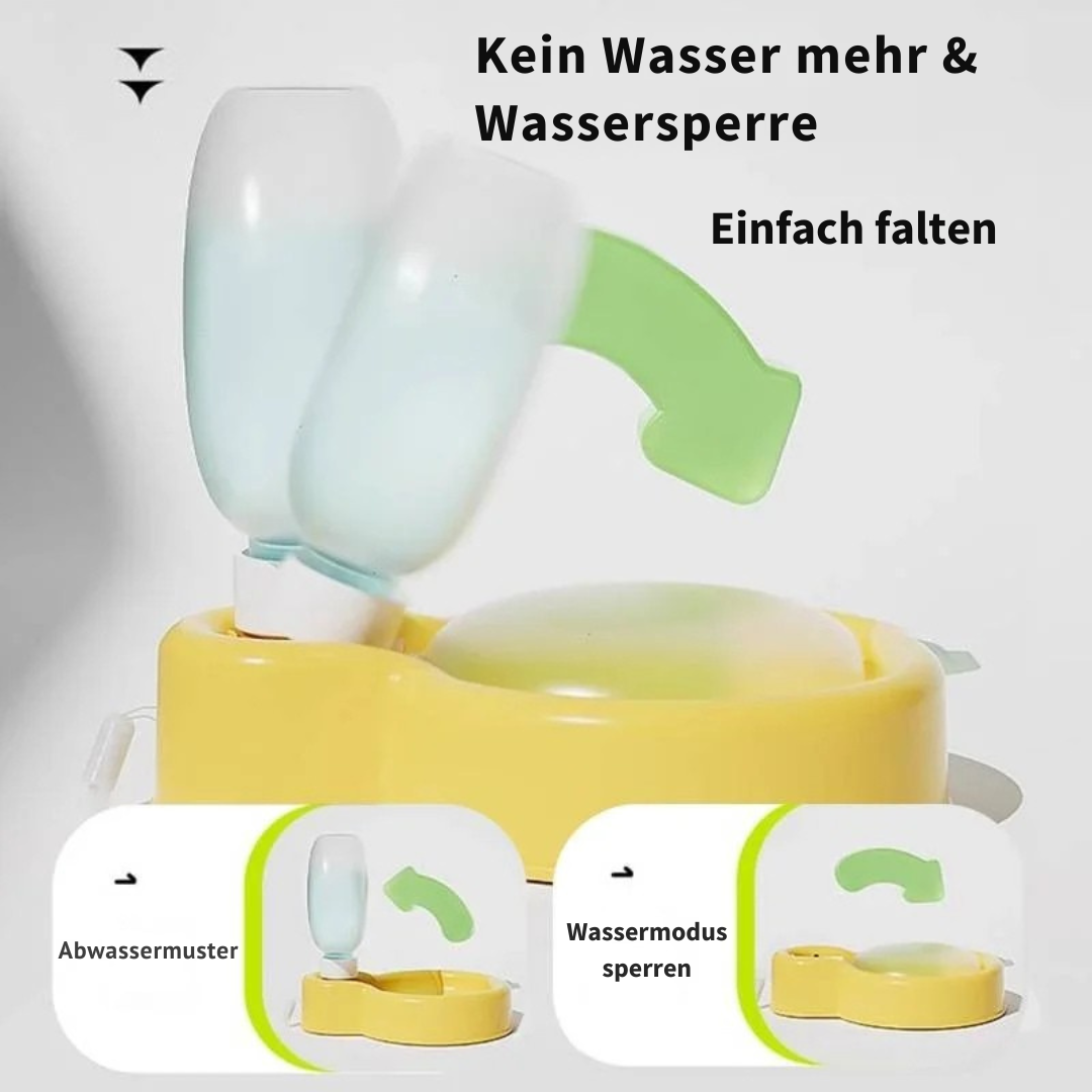 Outdoor-Wasserflasche für Hunde 500 ml mit Schüssel Karnz