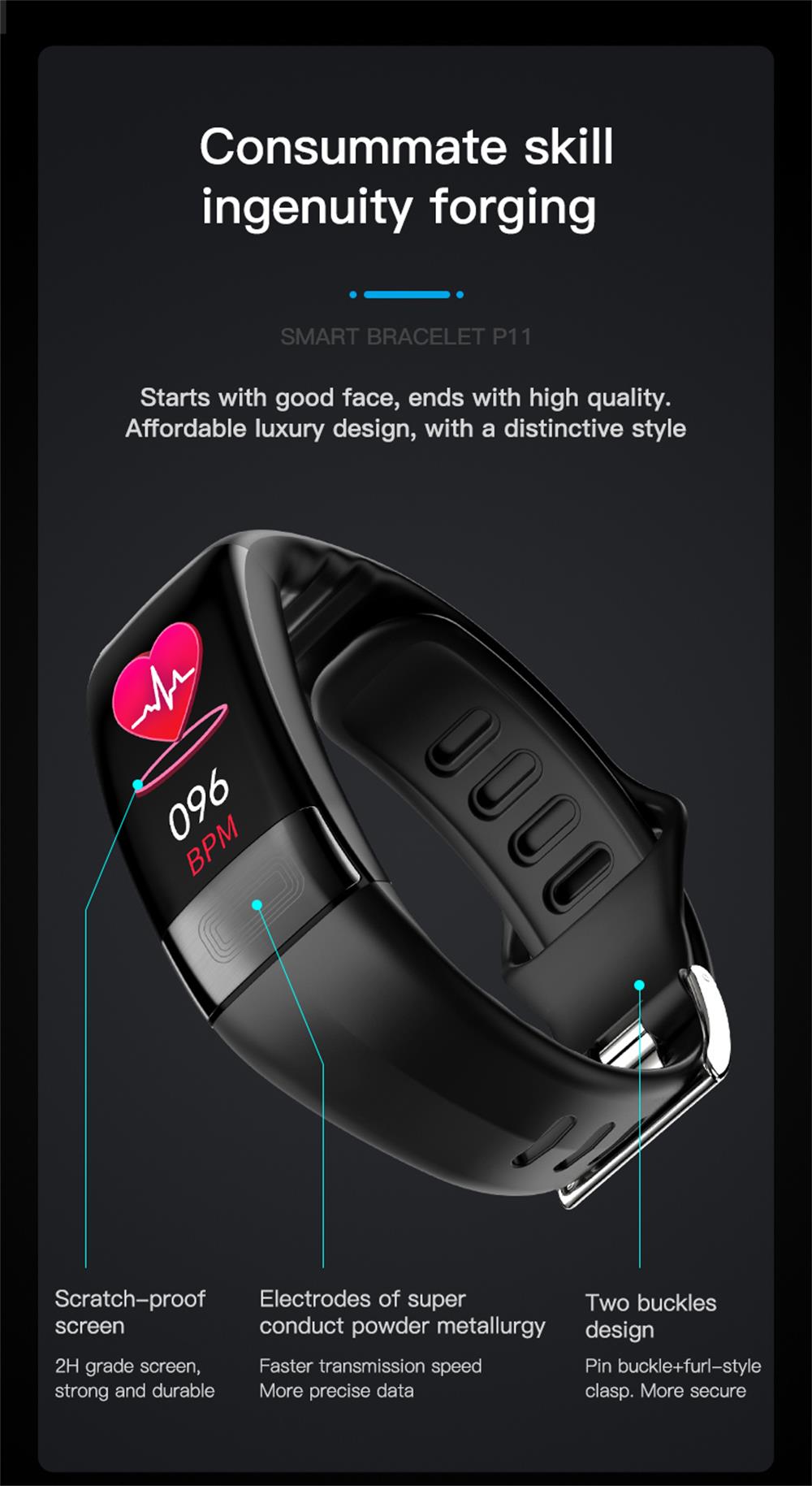 Smartwatch mit Fitness- & Wellnessfunktionen | Karnz