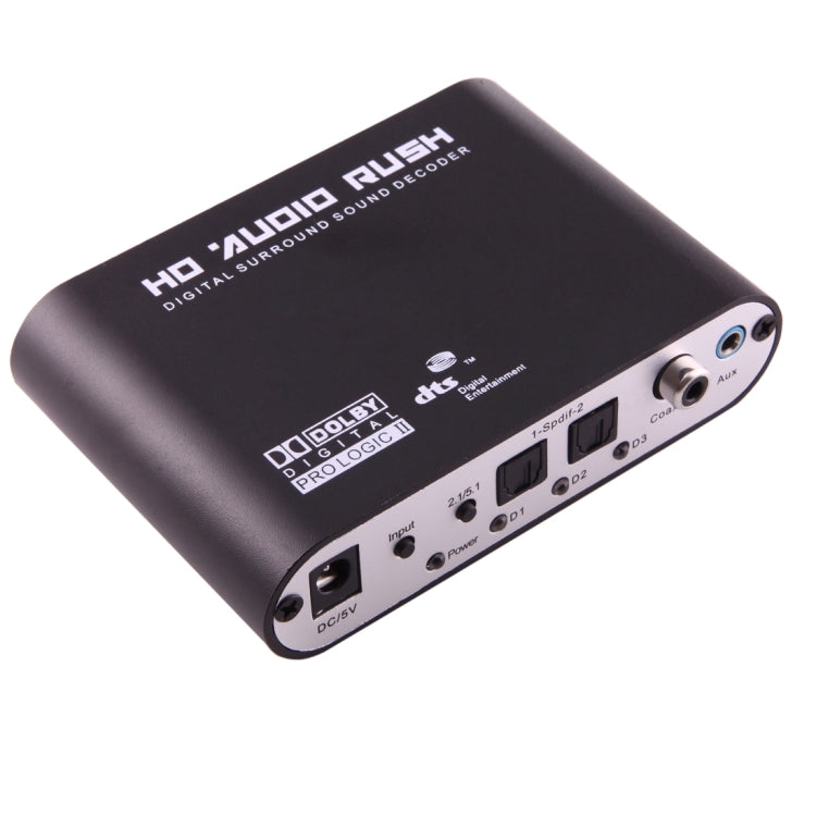 Sandsberg | NEWKENG 51R DTS / AC3 zu Analog 5.1 Audio / Stereo Audio Digital Audio Wandler Decoder