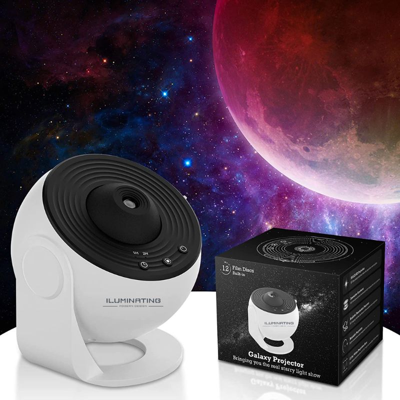 CelestiSphere 13-in-1 Planetarium-Projektor | 360° drehbarer Sternenhimmel- und Galaxienprojektor mit HD-Bildern | Karnz