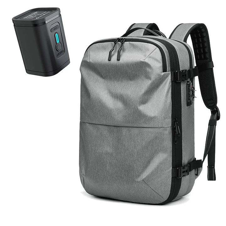 Packlite Slim – Wasserdichter Kompressionsrucksack mit USB-Anschluss für Handgepäck | Karnz