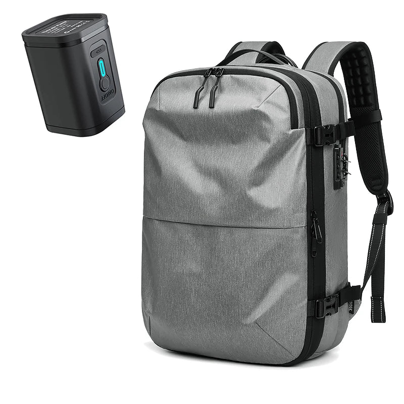 Packlite Slim – Wasserdichter Kompressionsrucksack mit USB-Anschluss für Handgepäck | Karnz