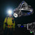 Stirnlampe 1800 Lumen mit einstellbarem Fokus und Zoom | Karnz