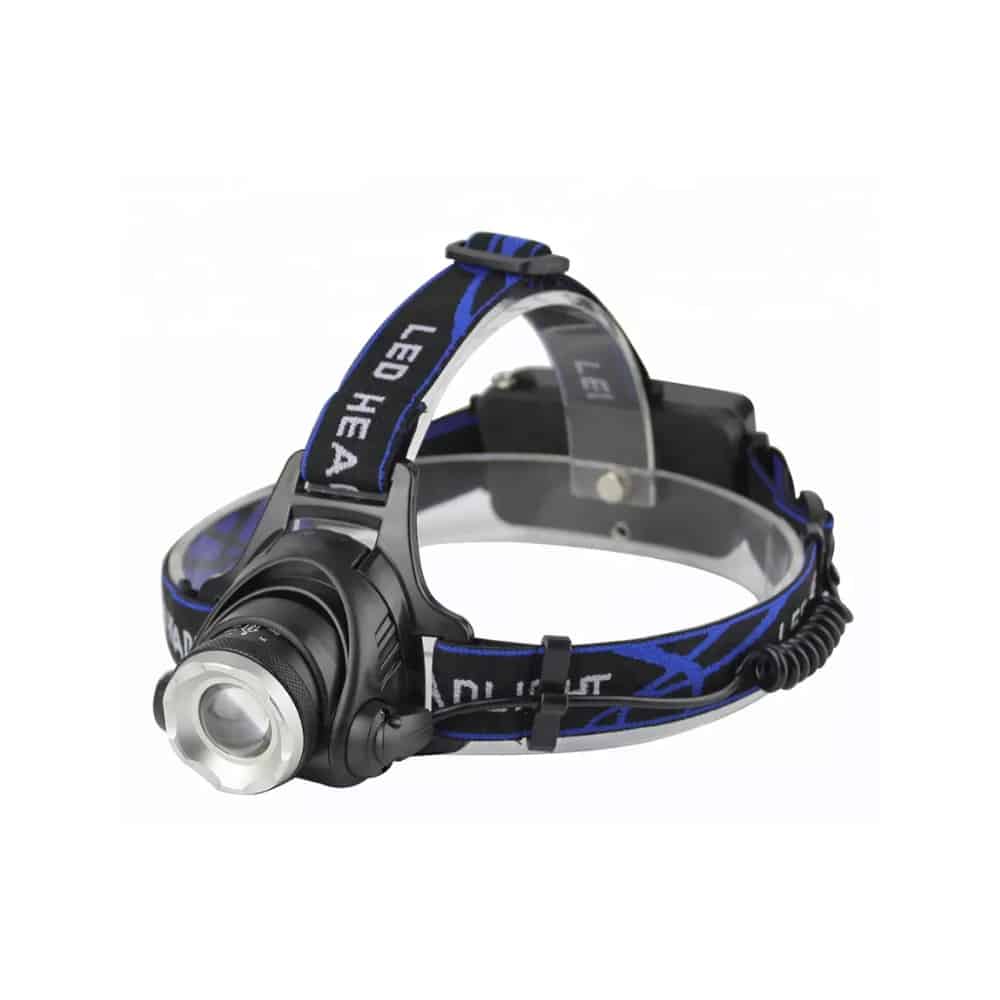 Stirnlampe 1800 Lumen mit einstellbarem Fokus und Zoom | Karnz