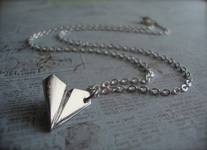 Paper Airplane Necklace | Karnz