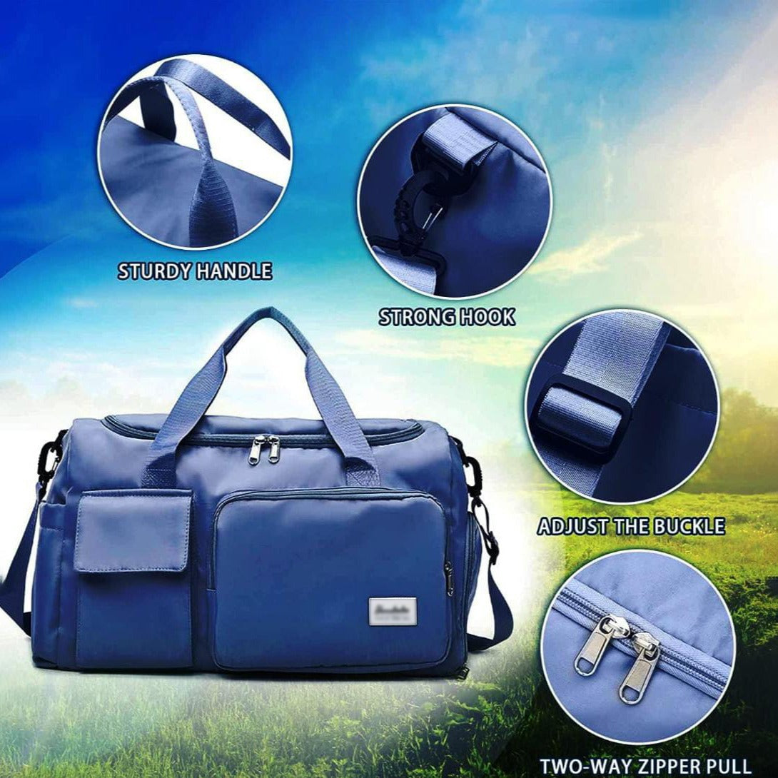 Travique wasserdichte Sport- und Reisetasche mit mehreren Taschen | Karnz