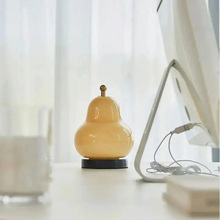 Birnenförmige Touch-Dimmerlampe mit warmem Licht Karnz