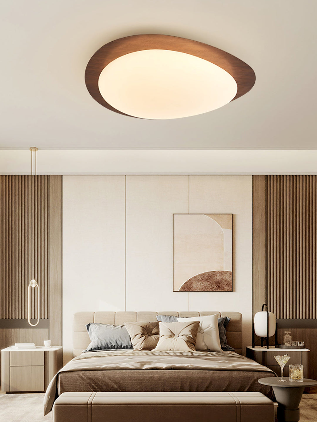 Flush Mount Pebble Metall Deckenleuchte | Karnz