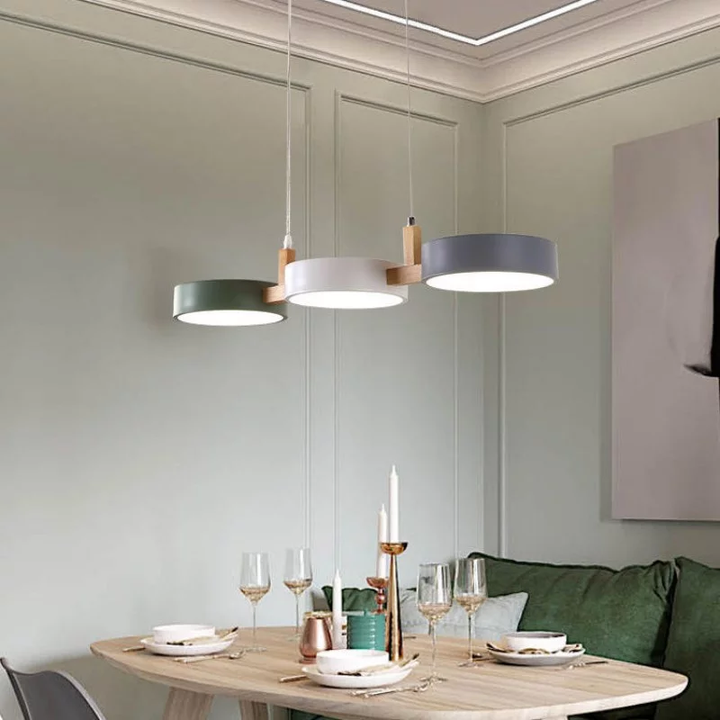 Nordic Multi-Light Cylinder Pendelleuchte für das Esszimmer | Karnz