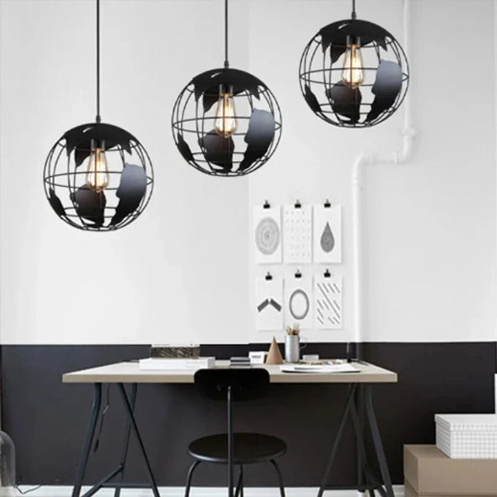 Kreative Erde Kronleuchter Pendelleuchte – Industrial Retro Design aus Metall | Karnz