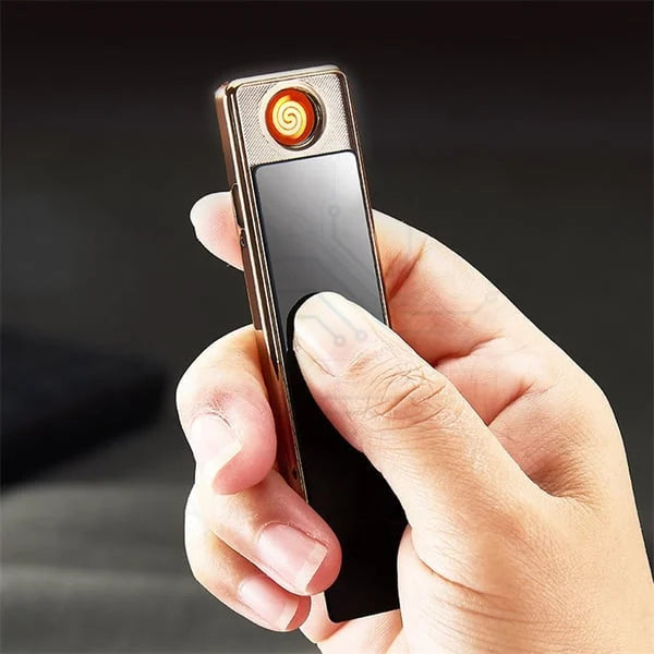 Winddichter USB-Feuerzeug mit Bogen - mit exklusiver Geschenkbox | Karnz