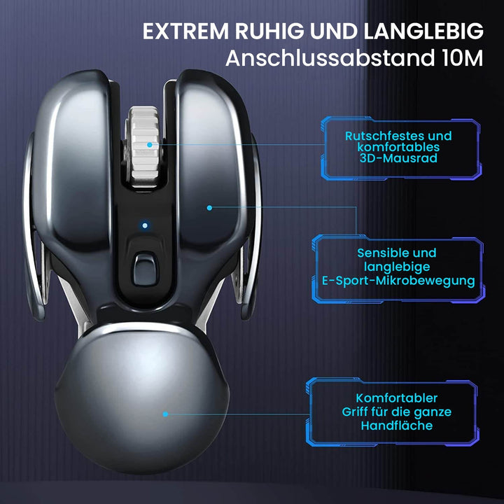 Sandsberg ergonomische Maus aus Metall