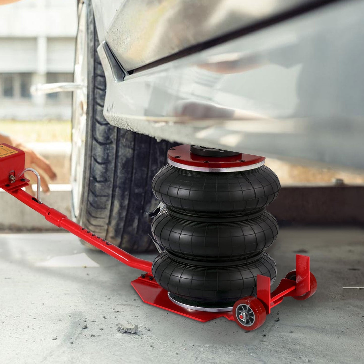 3T Pneumatischer Dreifachbeutel-Airjack | Karnz