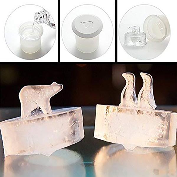 Eisformen Polar Bear Penguin (Set von 2) | Karnz